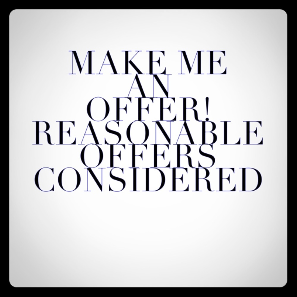Taking offers!